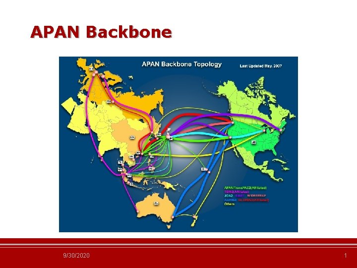 APAN Backbone 9/30/2020 1 
