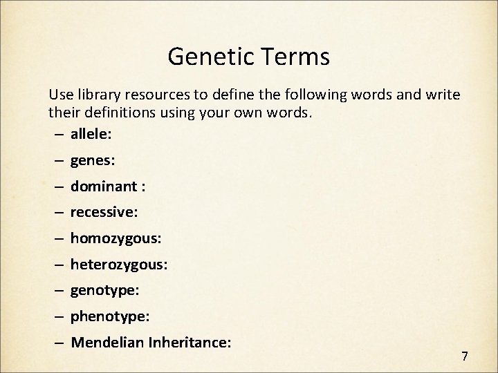 Basic Genetic Concepts Terms 1 Genetics what is