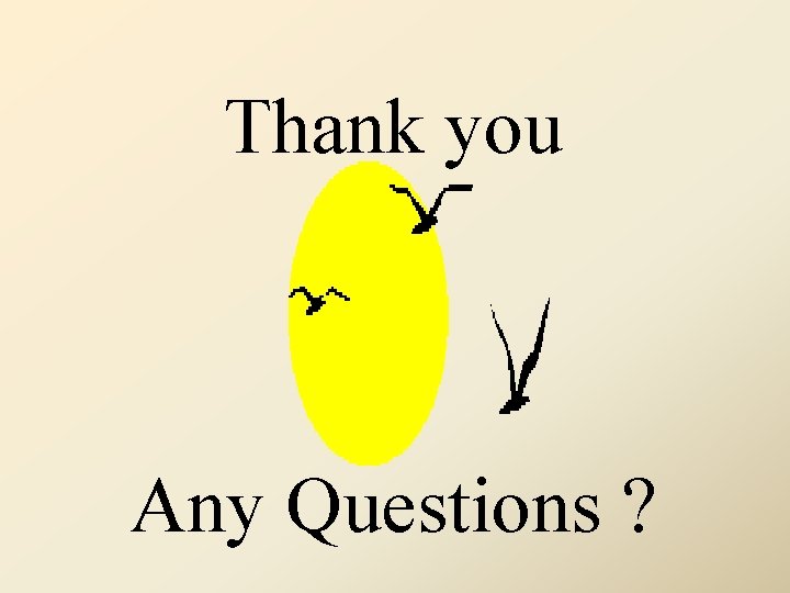 Thank you Any Questions ? 