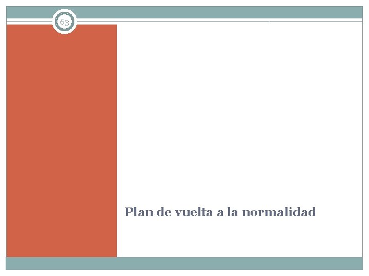 63 Plan de vuelta a la normalidad 