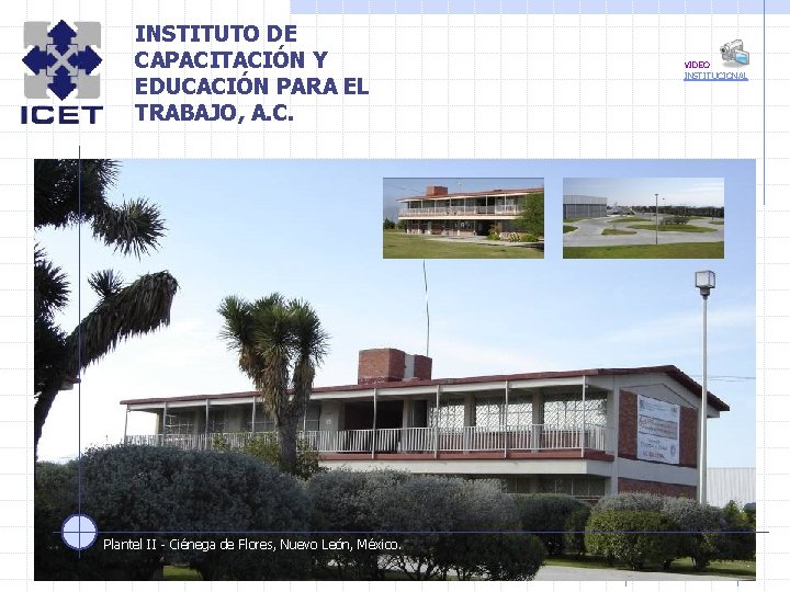 INSTITUTO DE CAPACITACIN Y EDUCACIN PARA EL TRABAJO