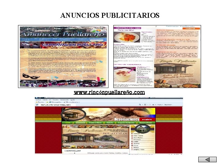 ANUNCIOS PUBLICITARIOS www. rincónpuellareño. com 