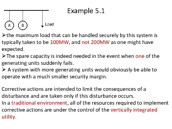 Example 5. 1 Øthe maximum load that can be handled securely by this system