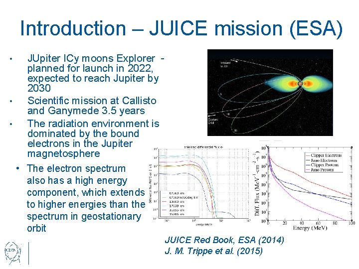 Introduction – JUICE mission (ESA) JUpiter ICy moons Explorer - planned for launch in