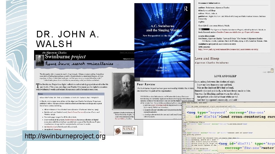 DR. JOHN A. WALSH http: //swinburneproject. org 