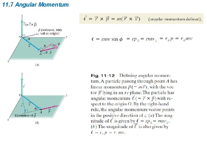 11. 7 Angular Momentum 