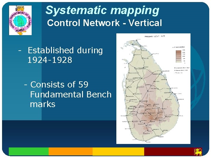 Company LOGO Systematic mapping Control Network - Vertical - Established during 1924 -1928 -