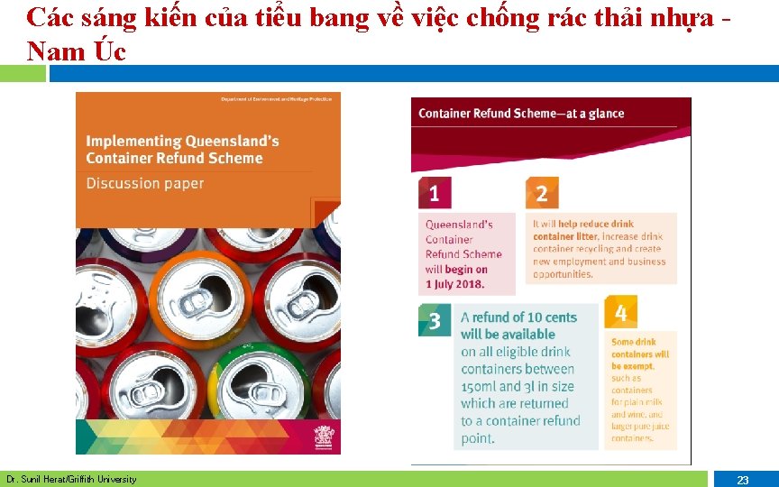 Các sáng kiến của tiểu bang về việc chống rác thải nhựa Nam Úc