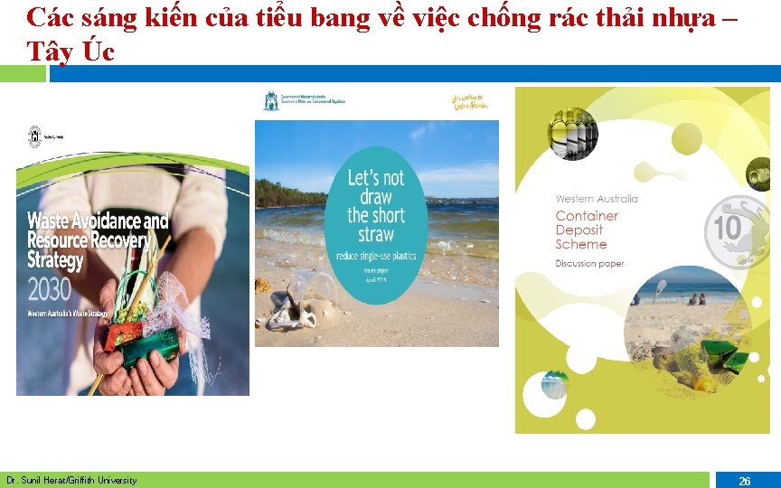 Các sáng kiến của tiểu bang về việc chống rác thải nhựa – Tây