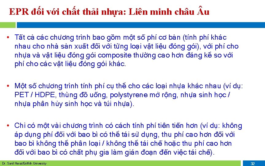 EPR đối với chất thải nhựa: Liên minh châu u • Tất cả các