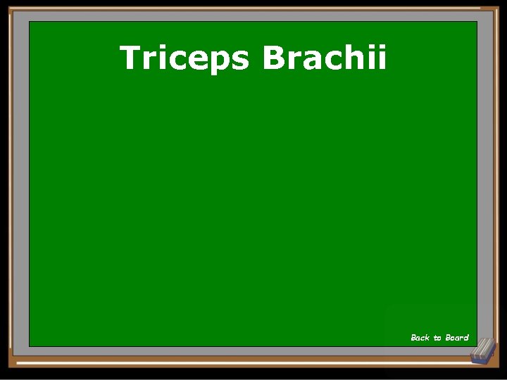 Triceps Brachii Back to Board 