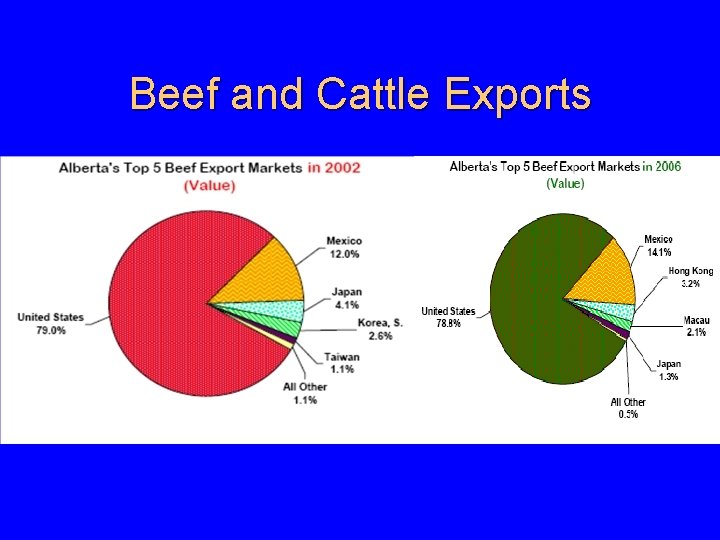 Beef and Cattle Exports 