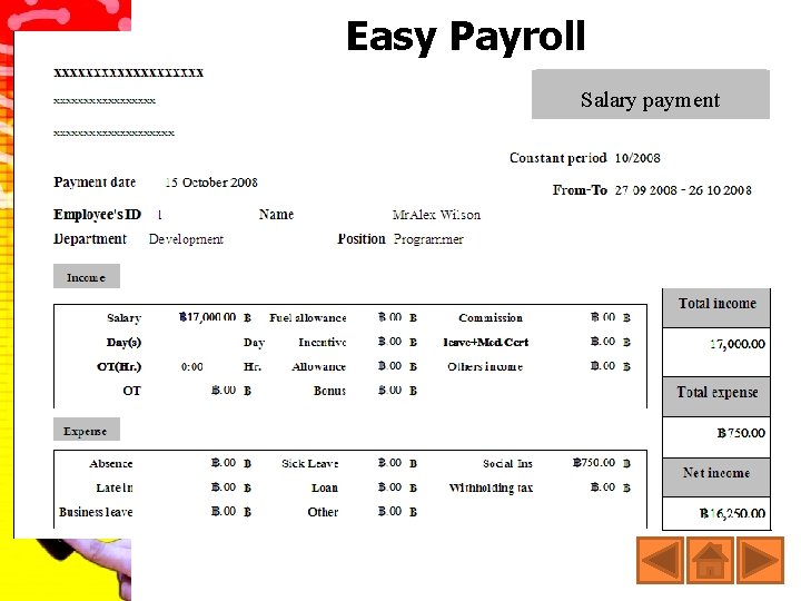 Easy Payroll Salary payment 