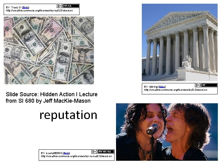 BY: Tracy O (flickr) http: //creativecommons. org/licenses/by-sa/2. 0/deed. en Slide Source: Hidden Action I BY: Tracy O (flickr) http: //creativecommons. org/licenses/by-sa/2. 0/deed. en Slide Source: Hidden Action I