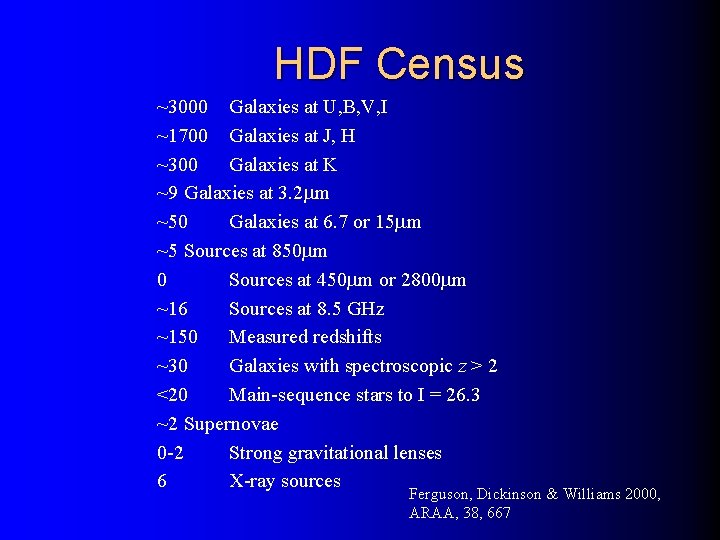 The Search For Forming Galaxies Chris Odea Space