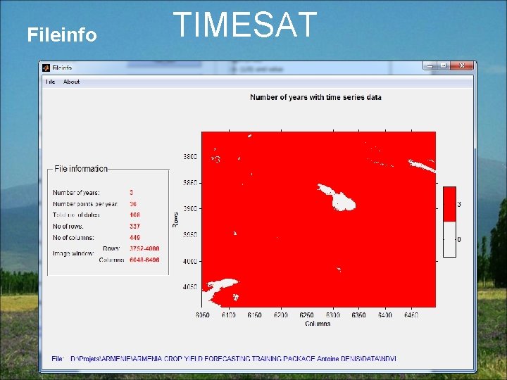 Fileinfo TIMESAT 