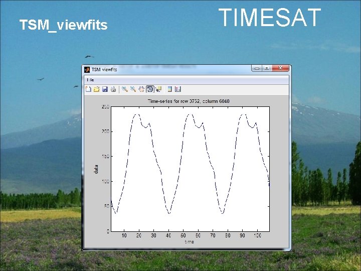 TSM_viewfits TIMESAT 