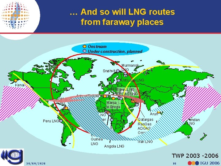 … And so will LNG routes from faraway places Onstream Under construction, planned Murmansk
