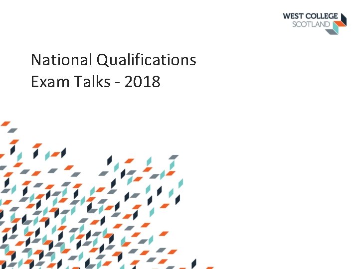 National Qualifications Exam Talks - 2018 