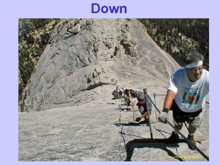 Down www. Hike. Half. Dome. com 