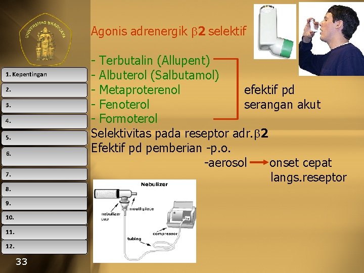 Agonis adrenergik 2 selektif 1. Kepentingan 2. 3. 4. 5. 6. 7. 8. 9.