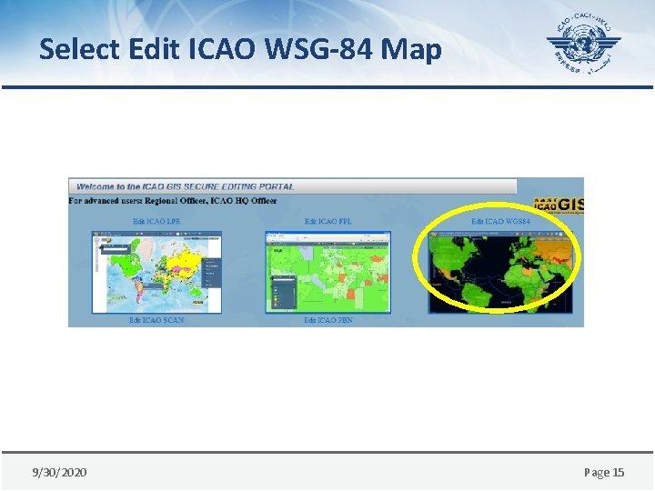 Select Edit ICAO WSG-84 Map 9/30/2020 Page 15 