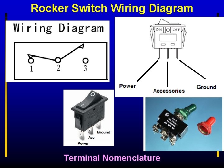 Rocker Switch Wiring Diagram Terminal Nomenclature 
