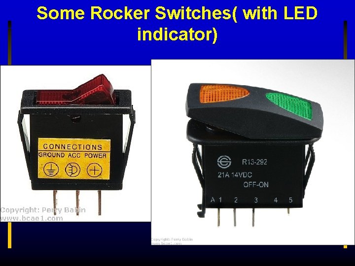 Some Rocker Switches( with LED indicator) 