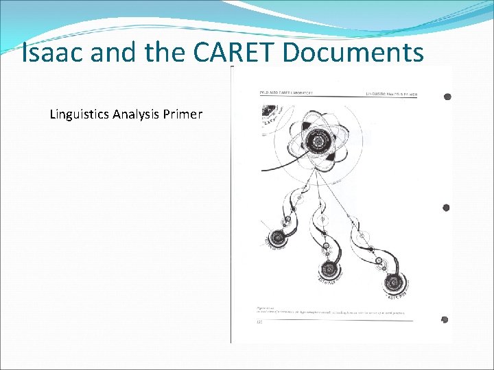 Isaac and the CARET Documents Linguistics Analysis Primer 