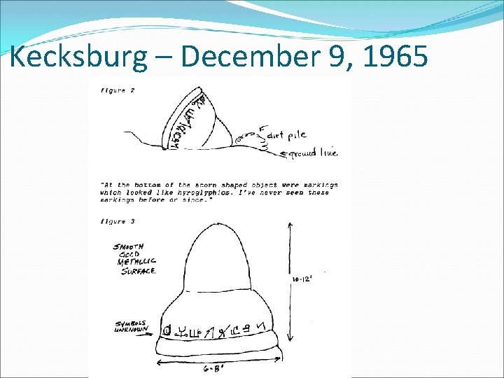 Kecksburg – December 9, 1965 