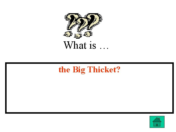 What is … the Big Thicket? 