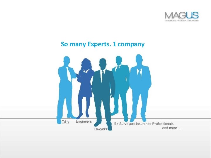 So many Experts. 1 company 