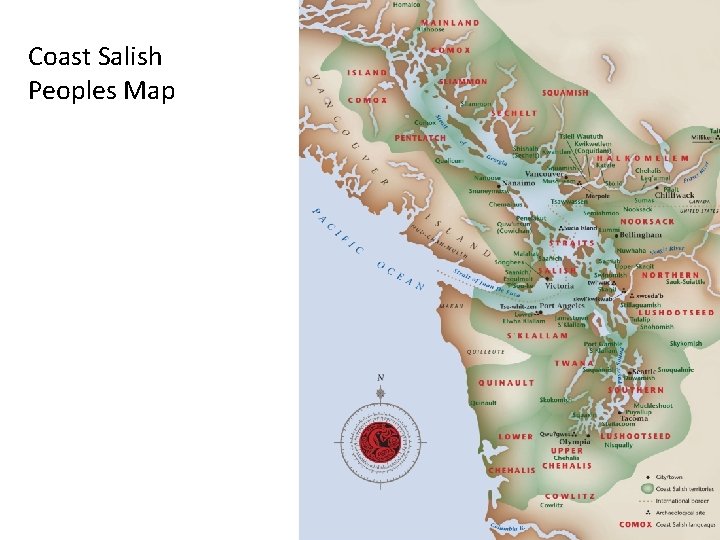 Coast Salish Peoples Map 