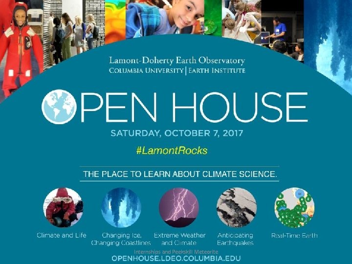 Internships and Peekskill Meteorite 