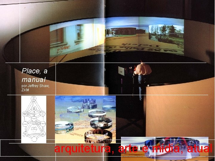 Place, a manual por Jeffrey Shaw, ZKM arquitetura, arte e midia, atual 