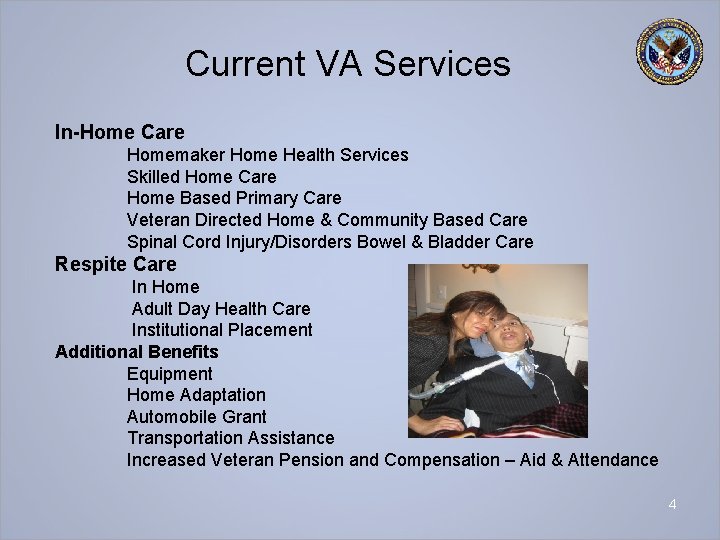 Current VA Services In-Home Care Homemaker Home Health Services Skilled Home Care Home Based