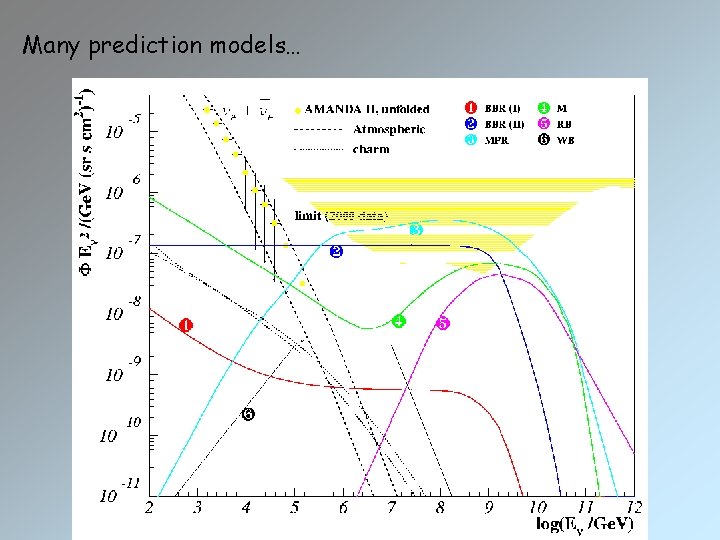 Many prediction models… 