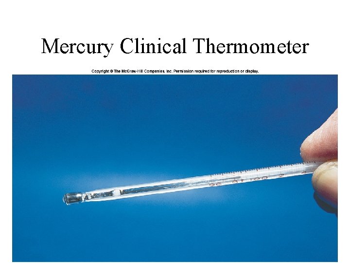 Mercury Clinical Thermometer 