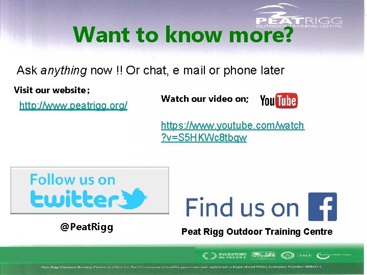 Want to know more? Ask anything now !! Or chat, e mail or phone