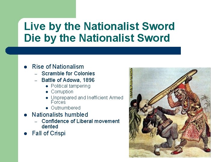 Live by the Nationalist Sword Die by the Nationalist Sword l Rise of Nationalism