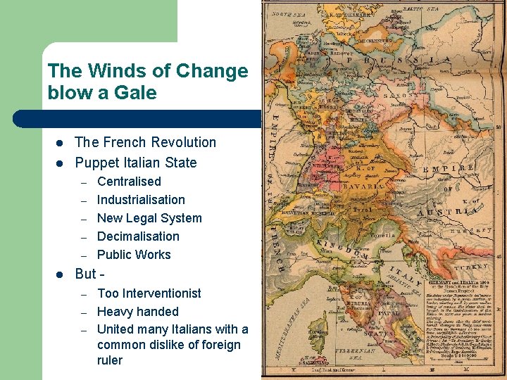 The Winds of Change blow a Gale l l The French Revolution Puppet Italian