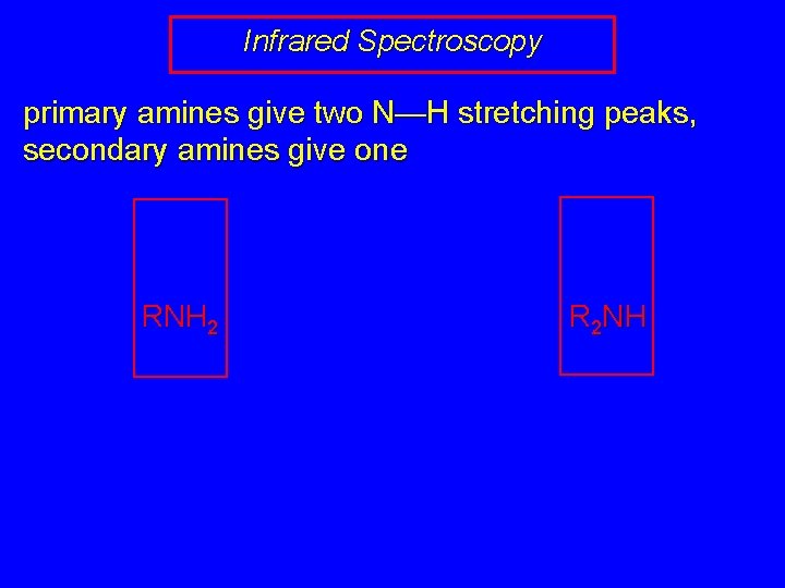 Section 22 20 Spectroscopic Analysis of Amines Infrared