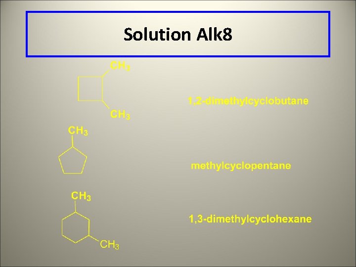 Solution Alk 8 