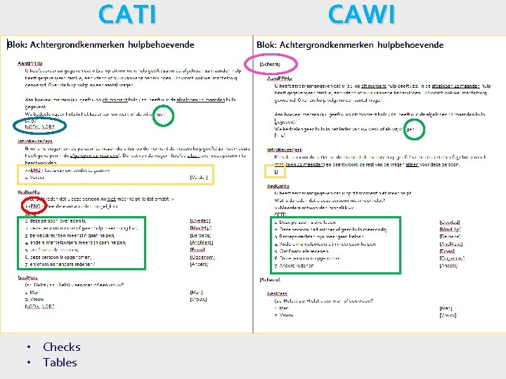 Web Cati Redesigning the LFS Omnimode and B 1 language