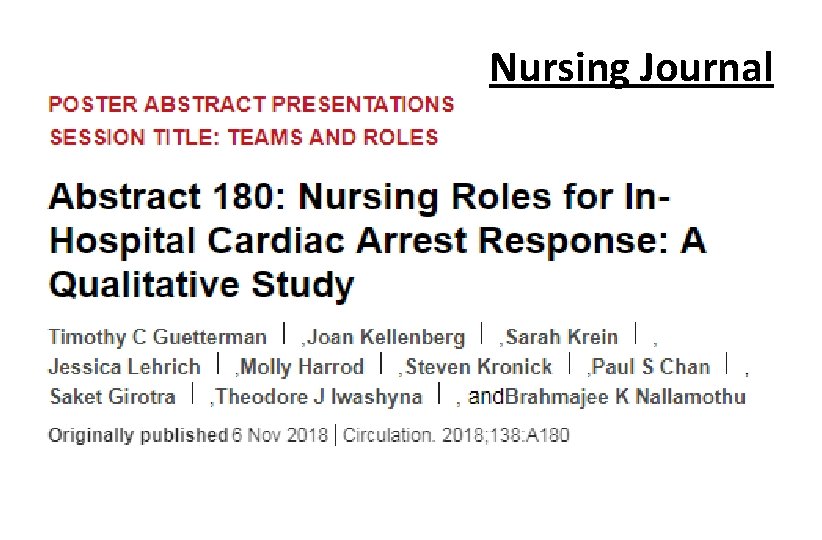 Nursing Journal 