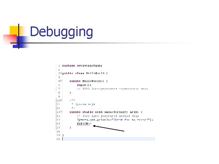 Debugging 