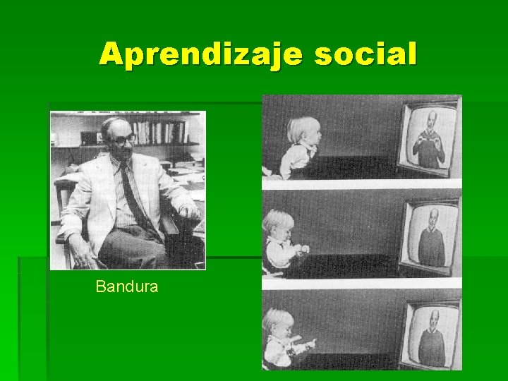 Aprendizaje social Bandura 