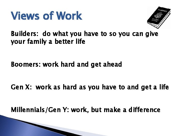 Views of Work Builders: do what you have to so you can give your