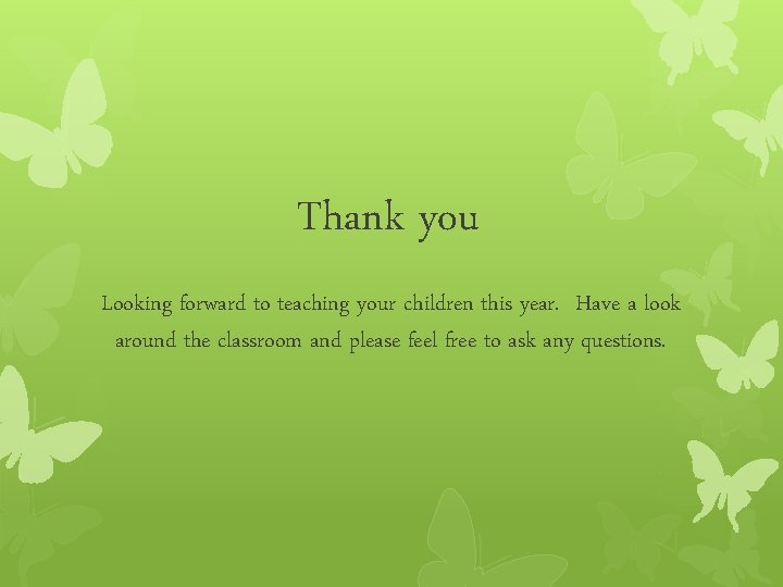 Thank you Looking forward to teaching your children this year. Have a look around