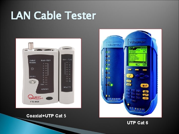 LAN Cable Tester Coaxial+UTP Cat 5 UTP Cat 6 